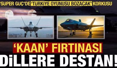 ABD’de ‘KAAN’ fırtınası! ‘Türk jeti oyunu bozacak’ korkusu…