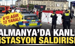 Almanya’da tren istasyonunda bıçaklı saldırı! 12 yaralı