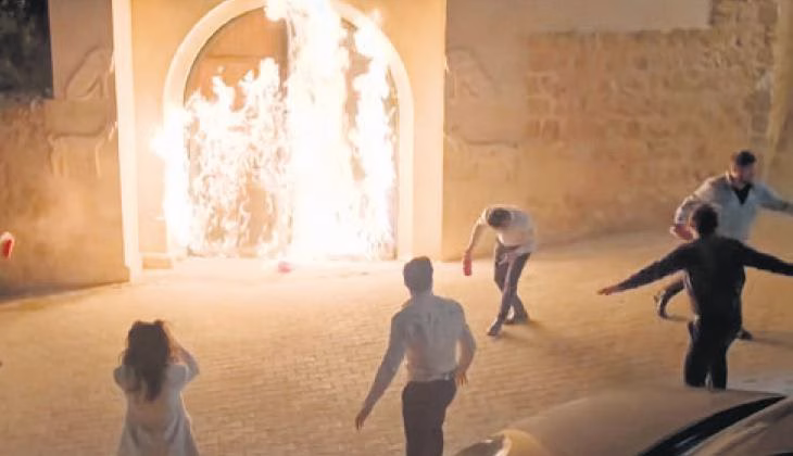 Alya konağı yaktı!