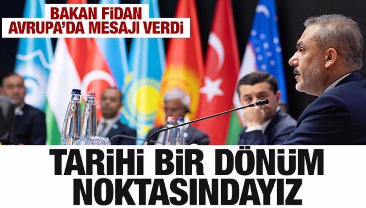 Bakan Fidan’dan son dakika açıklaması: Tarihi dönüm noktasındayız!