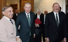 Bakü’de üçlü görüşme… Erdoğan, Aliyev ve Şerif bir arada!