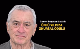 CANNES 2025 HABERLERİ: Robert De Niro Cannes Film Festivali’nde Onursal Altın Palmiye ödülünü aldı