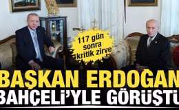 Cumhurbaşkanı Erdoğan, Bahçeli’yi ziyaret etti