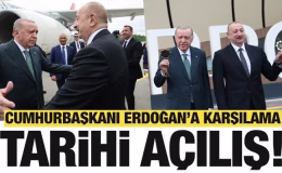 Cumhurbaşkanı Erdoğan ve Aliyev’den Azerbaycan’da tarihi açılış