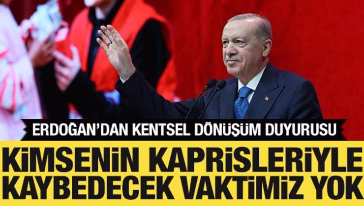 Cumhurbaşkanı Erdoğan’dan kentsel dönüşüm duyurusu: Kapsamlı hazırlık içindeyiz!