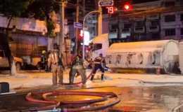 Facianın eşiğinden dönüldü… Tanker kazası yürekleri ağıza getirdi!