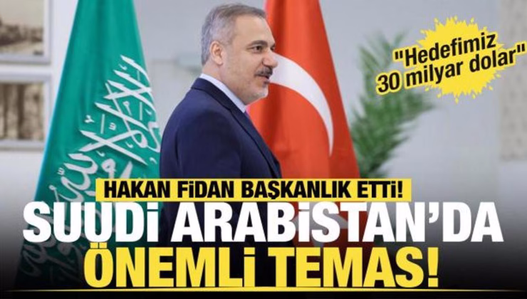 İki ülke arasında önemli toplantı! Bakan Fidan başkanlık etti!