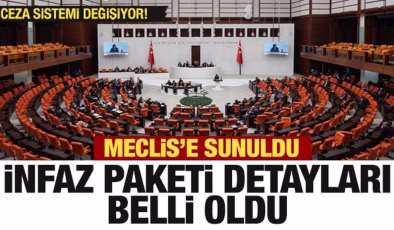 İnfaz paketi Meclis’e sunuldu! İşte yapılacak olan değişiklikler