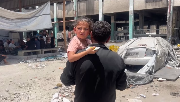 İsrail’in saldırısından kurtulan minik kız: Ateşin üzerinde yürümek zorunda kaldım