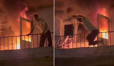 Kocaeli haberleri: Alevler büyüyünce balkondan atladı | SON DAKİKA HABERLERİ | Son dakika haberleri