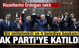 Konya Milletvekili ve 4 belediye başkanı partisinden istifa etti, AK Parti’ye katıldı