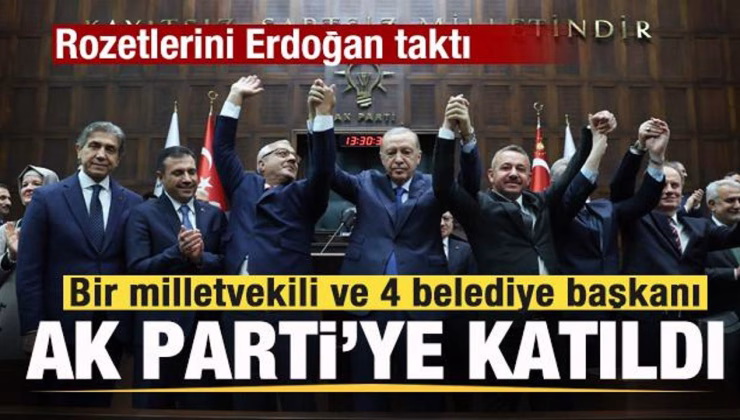 Konya Milletvekili ve 4 belediye başkanı partisinden istifa etti, AK Parti’ye katıldı