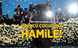 Met Gala’ya damga vuran an! Kameralar ona çevrildi: Üçüncü çocuğuna hamile