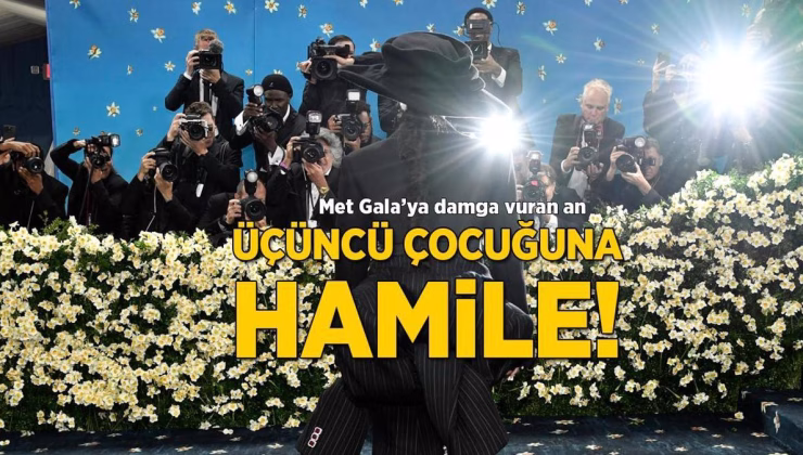 Met Gala’ya damga vuran an! Kameralar ona çevrildi: Üçüncü çocuğuna hamile