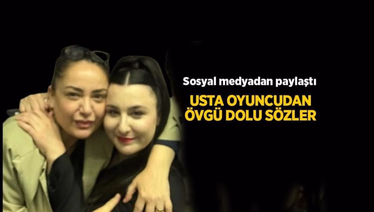 Övmelere doyamadı! Sibel Taşçıoğlu Yasemin Sakallıoğlu’nu kuliste ziyaret etti