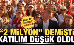 Özgür Özel’in ‘2 milyon’ dediği İzmir mitingine 70 bin kişi katılmış