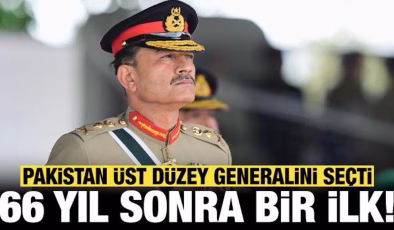 Pakistan, en üst düzey generalini seçti: 66 yıl sonra bir ilk!