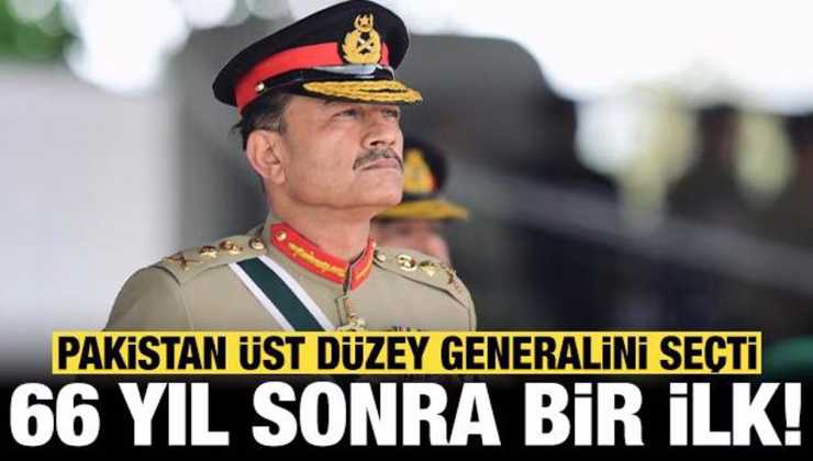 Pakistan, en üst düzey generalini seçti: 66 yıl sonra bir ilk!