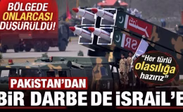 Pakistan’dan, bir darbe de İsrail’e! Onlarcası düşürüldü: Her türlü olasılığa hazırız