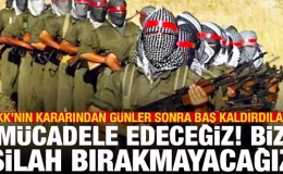 PKK’nın kararına uymadılar: Biz silah bırakmayacağız