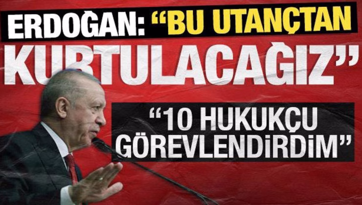 SON DAKİKA: Cumhurbaşkanı Erdoğan: ‘Darbe anayasasından bu milleti mutlaka kurtaracağız’
