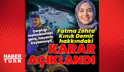 Son dakika haberi: Fatma Zehra Kınık hakkındaki karar açıklandı | Son dakika haberleri