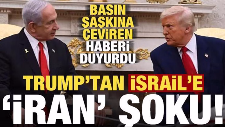 Son dakika haberi: Trump’tan İsrail’e ‘İran’ şoku! Basın şaşkına çeviren haberi duyurdu…