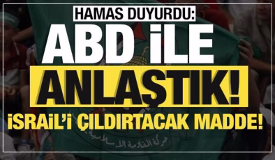 Son dakika… Hamas’tan flaş ateşkes açıklaması! ABD ile anlaştık