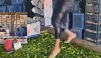 Sosyal medyada tepki çekmişti! Ayaklarıyla salata yıkamıştı | SON DAKİKA HABERLERİ | Son dakika haberleri