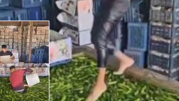 Sosyal medyada tepki çekmişti! Ayaklarıyla salata yıkamıştı | SON DAKİKA HABERLERİ | Son dakika haberleri
