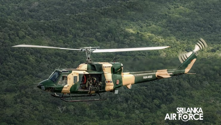 Sri Lanka’da helikopter yere çakıldı… Kazada 6 kişi öldü!