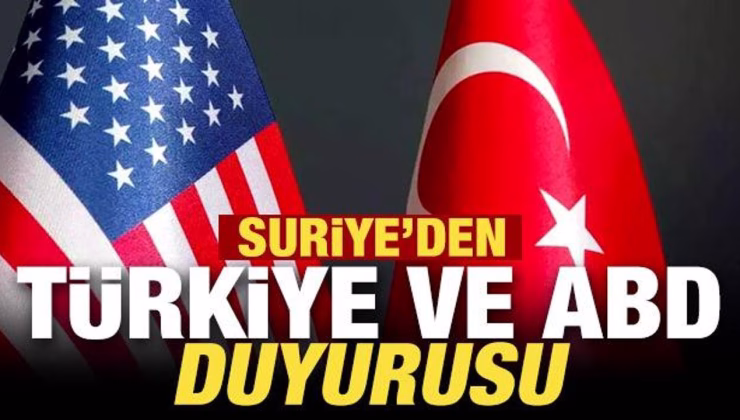 Suriye’den son dakika Türkiye ve ABD duyurusu!