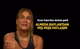 Survivor haberleri: Almeda Baylan Survivor’dan diskalifiye sonrası ilk paylaşımını yaptı! Pınar Saka anında onayladı
