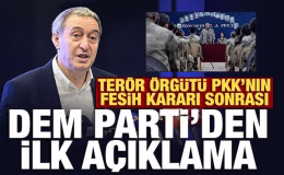Terör örgütü PKK’nın fesih kararının ardından DEM Parti’den ilk açıklama