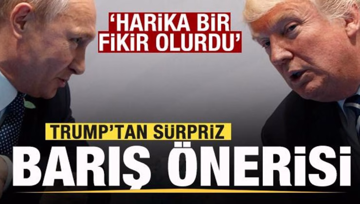 Trump’tan sürpriz barış önerisi: Harika bir fikir olurdu
