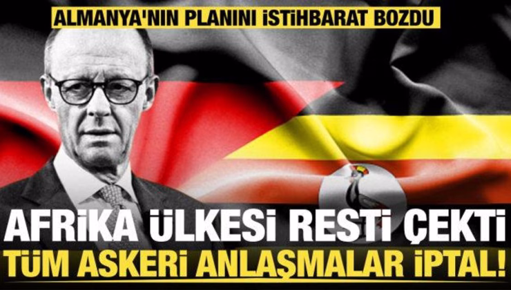 Uganda’dan Almanya resti! Berlin’le askeri işbirliklerini askıya aldı!