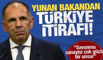 Yunan Bakandan ‘Türkiye’ itirafı!