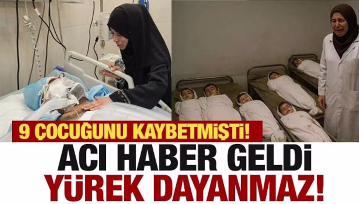 9 çocuğunu kaybeden Filistinli babadan acı haber