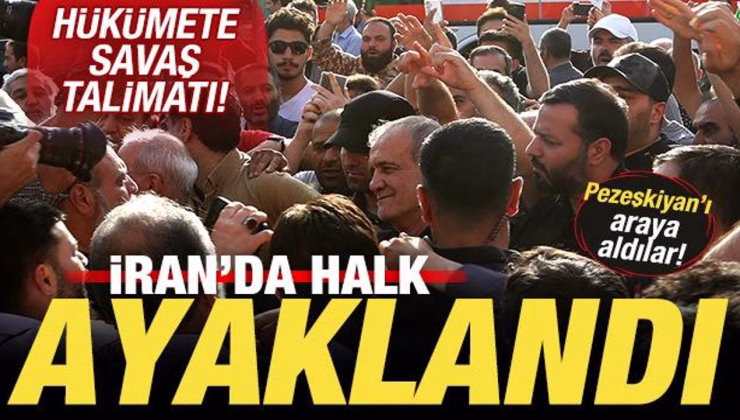 ABD’nin savaş kararı sonrası İran’da halk ayaklandı! Hükümete savaş talimatı