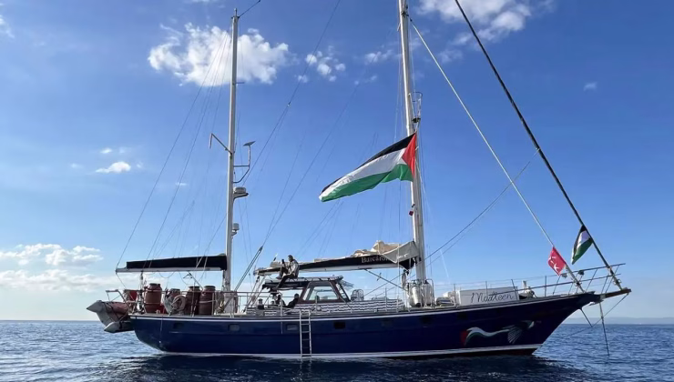 Ablukayı kırmaya çalışan aktivistler Gazze’ye yaklaştı! Gemide AP üyesi de var