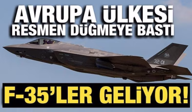 Avrupa ülkesi resmen düğmeye bastı! F-35’ler geliyor