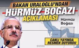 Bakan Uraloğlu’ndan son dakika Hürmüz Boğazı açıklaması: Alternatifler var