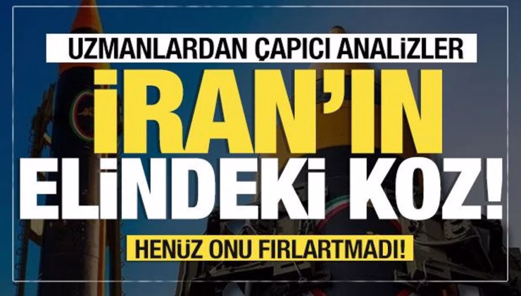 Başkent Kulisi’nde uzmanlardan çarpıcı analizler… İran o füzeyi henüz kullanmadı!