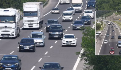 Bayram tatilcileri yola çıkıyor! Düzce gişelerde hareketlilik var!