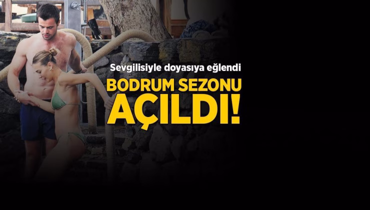 Bodrum’da yaz sezonu açıldı! Melisa Döngel yağmura aldırmadı, sevgilisiyle ilk kez görüntülendi