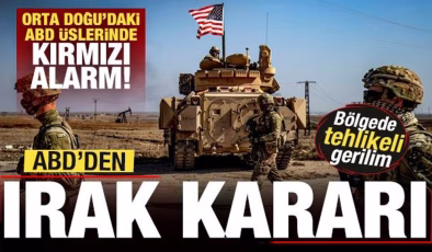 Bölgede tehlikeli gerilim! ABD’den son dakika Irak kararı! Flaş Orta Doğu adımı