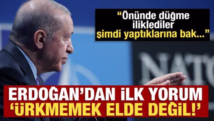 CHP’deki savaşa Cumhurbaşkanı Erdoğan’dan ilk yorum: Ürkmemek elde değil