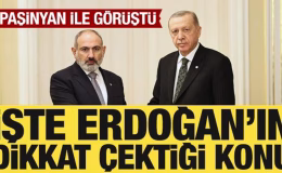 Cumhurbaşkanı Erdoğan, Paşinyan ile görüştü