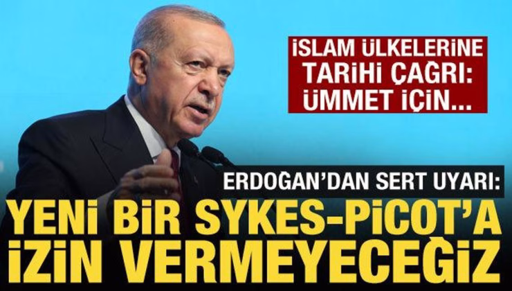 Cumhurbaşkanı Erdoğan’dan İslam ülkelerine tarihi çağrı