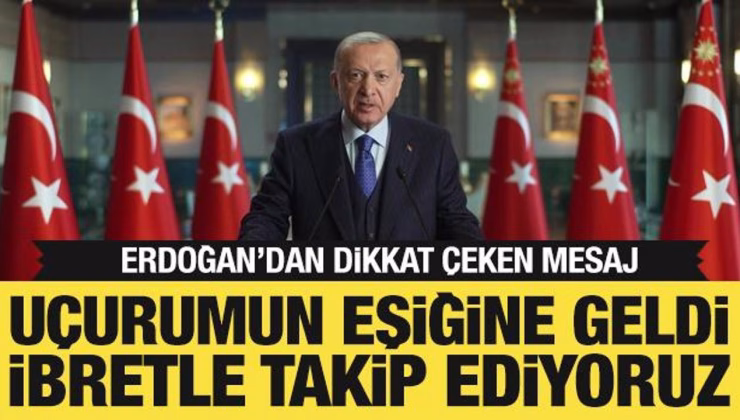 Cumhurbaşkanı Erdoğan’dan önemli açıklamalar